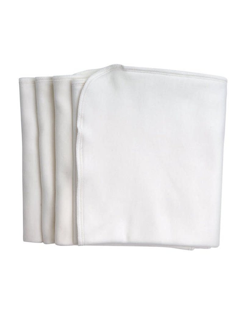 white burp cloths