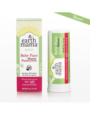 Earth Mama Organics Earth Mama Organics - Baby Face Mineral Sunscreen Stick SPF 40