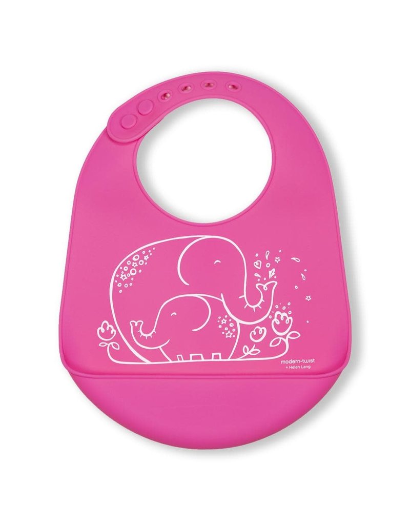 modern twist bucket bib