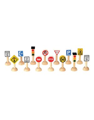 Plan Toys, Inc. Plan Toys - Set of Traffic Signs