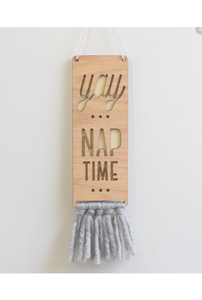 Tree By Kerri Lee - Wood & Wool Nap Sign