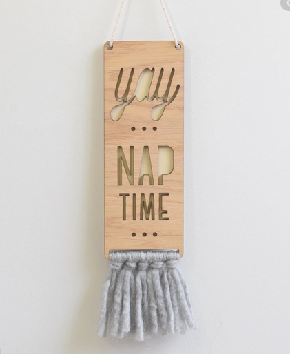 Tree By Kerri Lee Tree By Kerri Lee - Wood & Wool Nap Sign