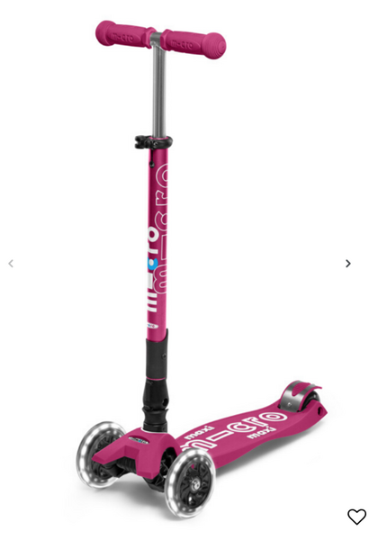 Micro Kickboard - Maxi Deluxe Foldable LED Scooter