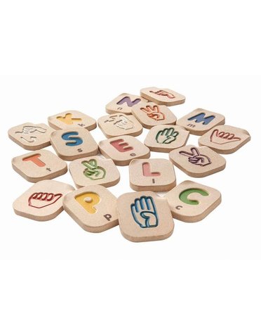 Plan Toys, Inc. Plan Toys - Hand Sign Alphabet A-Z