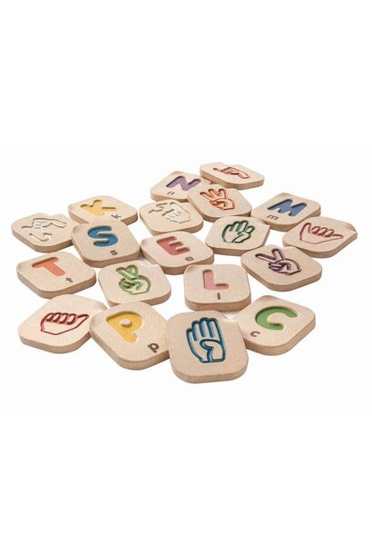 Plan Toys - Hand Sign Alphabet A-Z