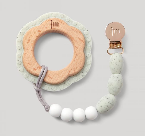 January Moon January Moon- Teether + Clip Set