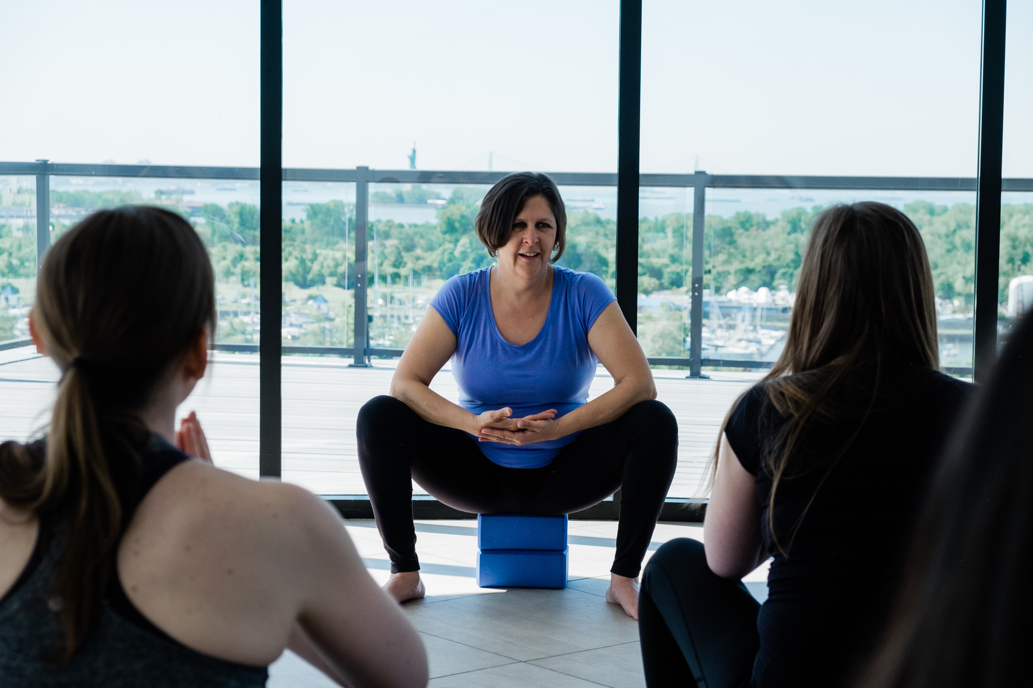 Postpartum support group prenatal yoga 