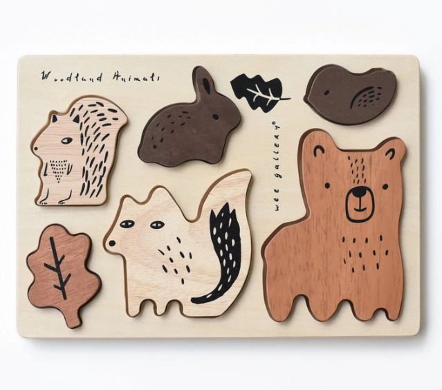 Wee Gallery Wee Gallery Wooden Tray Puzzle