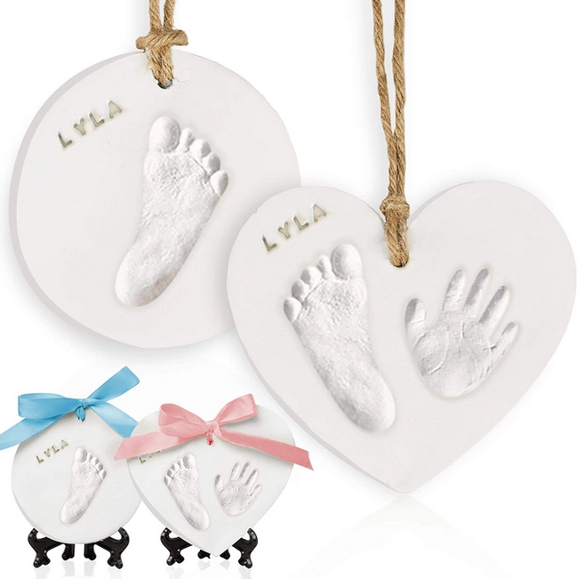 Keababies Baby Handprint Ornament Hazel Baby Kids Keababies Baby Handprint Ornament Hazel Baby Kids
