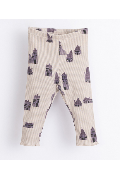 Play Up- Printed Rib leggings