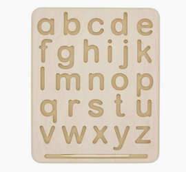 Begin Again - Wooden Alphabet & Numbers Tracing Board Uppercase - Hazel  Baby & Kids