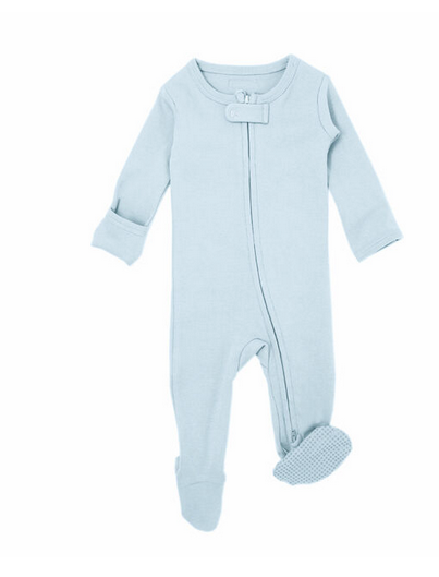 L'ovedbaby - Organic 2-Way Zipper Footie - Hazel Baby & Kids