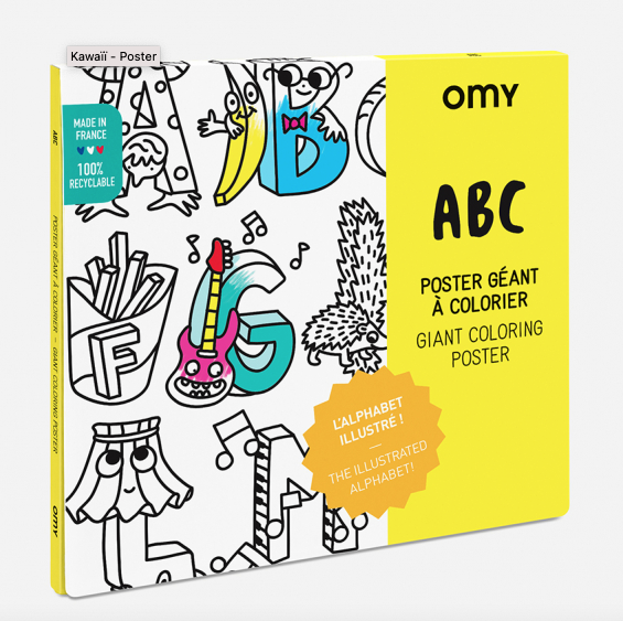 omy giant coloring poster new york city – kodomo