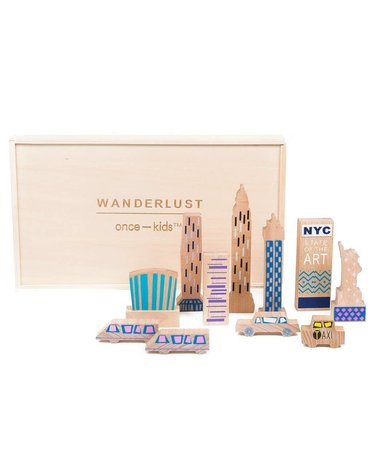 Once Kids Once Kids - Wanderlust Wood + Felt Themed NEW YORK Play Set