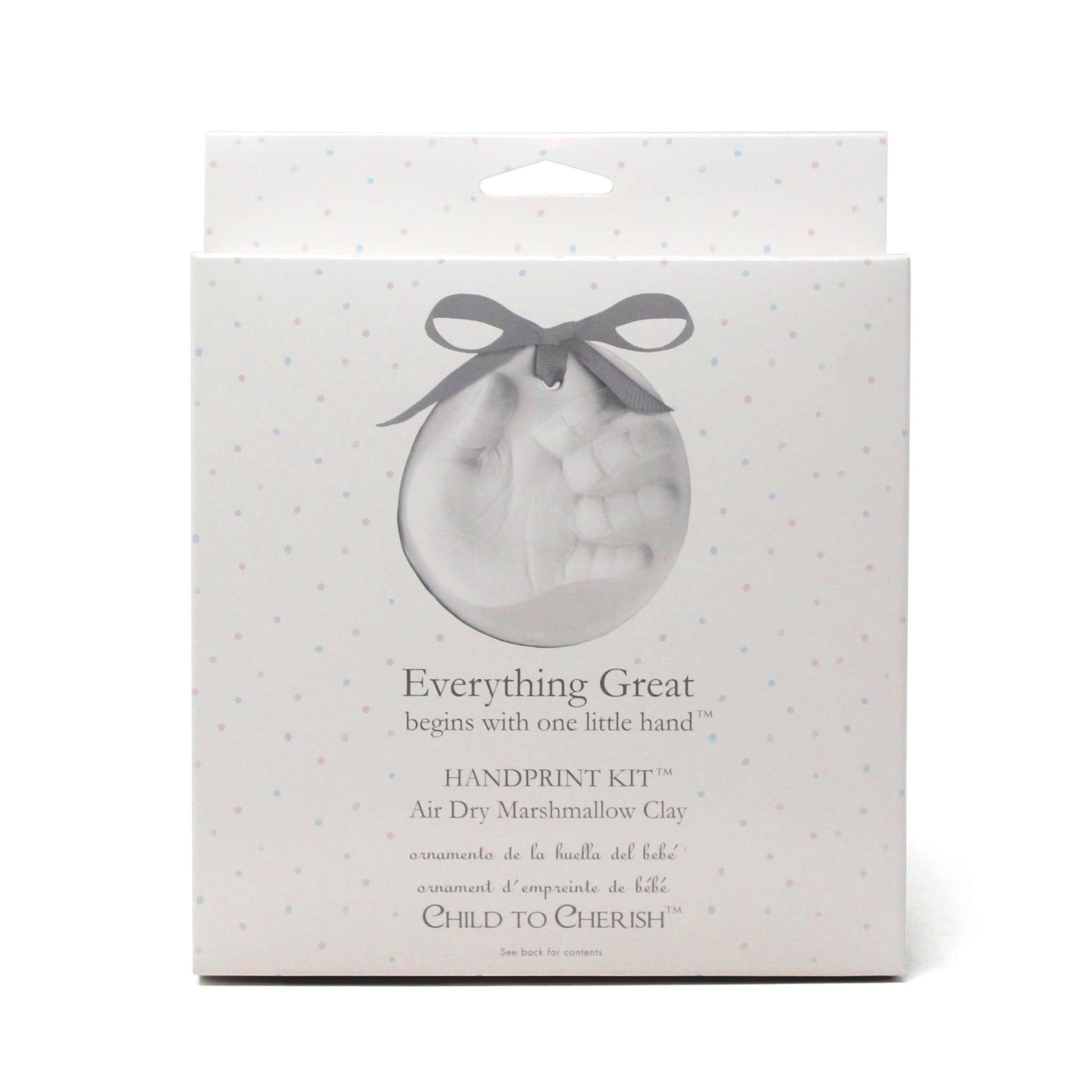 Child to Cherish Child to Cherish - Everything Great Air Dry Marshmallow Clay Handprint Kit