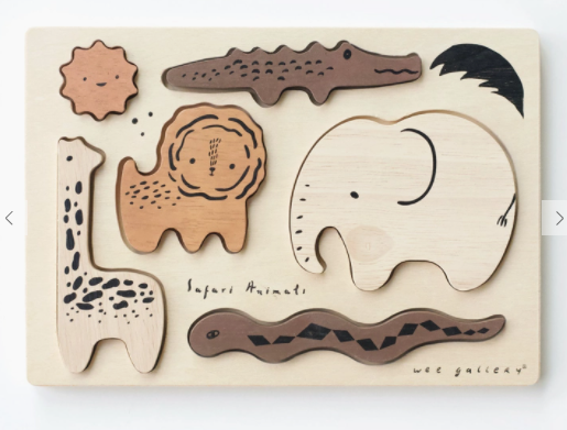 Wee Gallery Wee Gallery Wooden Tray Puzzle