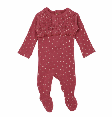 L'ovedbaby L'ovedbaby - Smocked Footie