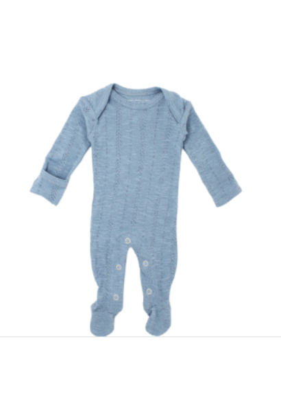 L'ovedbaby - Lap Shoulder Footed Overall Pointelle