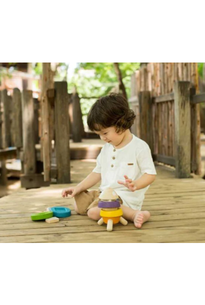Plan Toys - Stacking Rocket