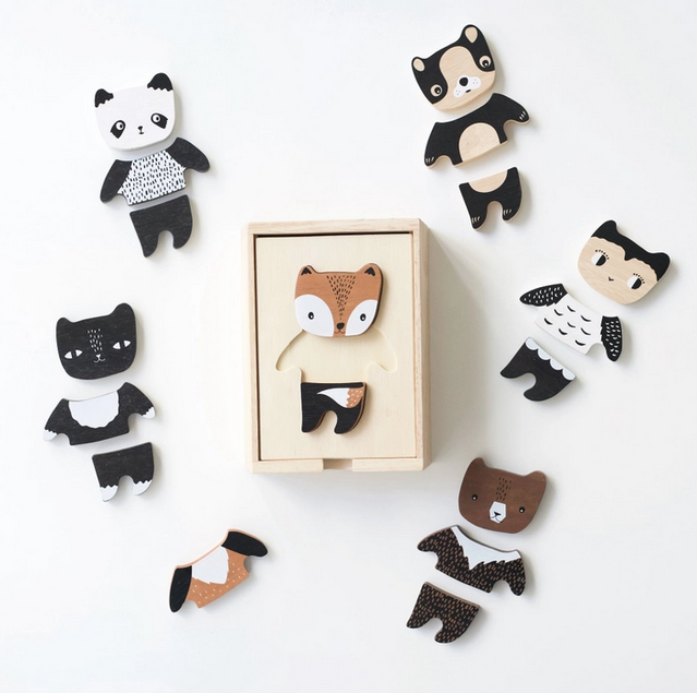 Wee Gallery Wee Gallery - Mix & Match Animal Tiles
