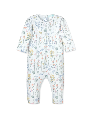 Feather Baby Feather Baby- Ruffle Yoke Romper