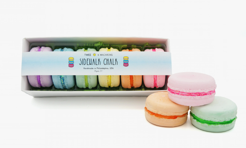 Twee Twee - Petit Macaron Handmade Sidewalk Chalk Set