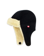 Zutano Zutano - Toddler Cozie Furry Trapper Hat Black 3T