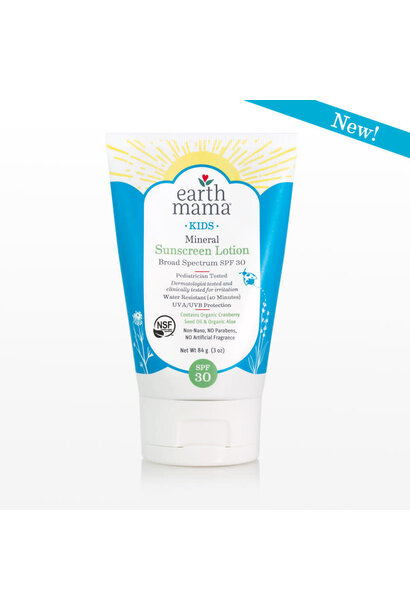 Earth Mama - Kids Mineral Sunscreen SPF 30