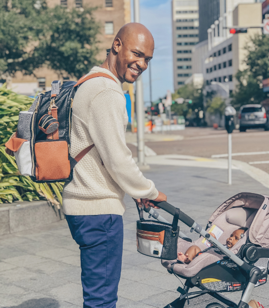 Itzy Ritzy Itzy Ritzy - Travel Stroller Caddy Black