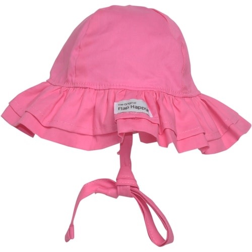 Flap happy double ruffle hat deals