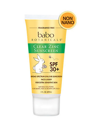 Babo Botanicals Babo Botanicals - SPF 30 Clear Zinc Sunscreen - Unscented 3 oz