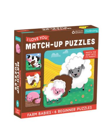 Mudpuppy Petit Collage - Match Up Puzzles