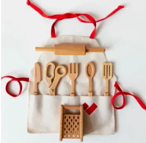 PoppyBabyCo PoppyBabyCo - Wooden Kitchen Playset Accessories