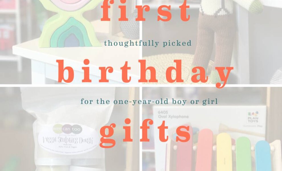 Gender Neutral Gifts for a First Birthday: Megan's Picks