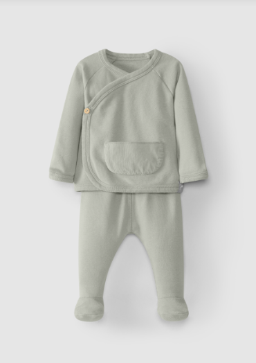 Snug - Kimono Sweater w/ Footie Pant Set - Hazel Baby & Kids