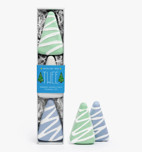 Twee Twee - Snowglobe Trees Sidewalk Chalk