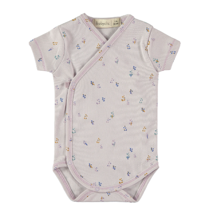 babyclic Babyclic - Short Sleeve Bodysuit Lavanda NB