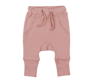 L'ovedbaby L'ovedbaby - Harem Joggers Mauve 9-12