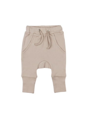 L'ovedbaby L'ovedbaby - Harem Joggers Oatmeal 3-6