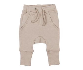 L'ovedbaby L'ovedbaby - Harem Joggers Oatmeal 9-12