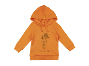 L'ovedbaby L'ovedbaby - Raglan Hoodie Butternut Carrots 2T