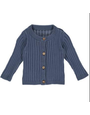 Musli Musli - Knit Rib Cardigan Indigo 0-3