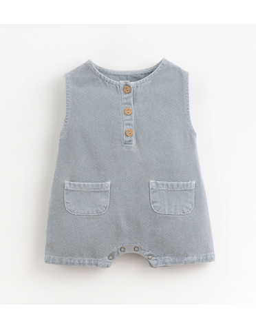 Play Up Play Up - Denim Jumpsuit Care 2Y