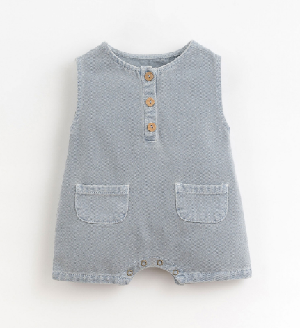 Play Up Play Up - Denim Jumpsuit Care 2Y