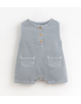 Play Up Play Up - Denim Jumpsuit Care 3-6