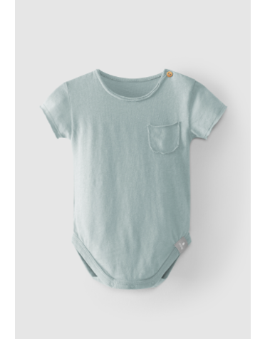 Snug Snug - S/S Onesie Mint Blue 0-3