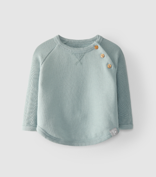 Snug Snug - Sweatshirt Mint Blue 3-6