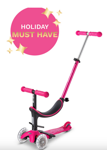 Globber Evo 4-in-1 with Light Up Wheels Trottinette évolutive