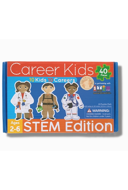 Kids for Culture - Career Kids: Stem Edition Puzzle & Stickers