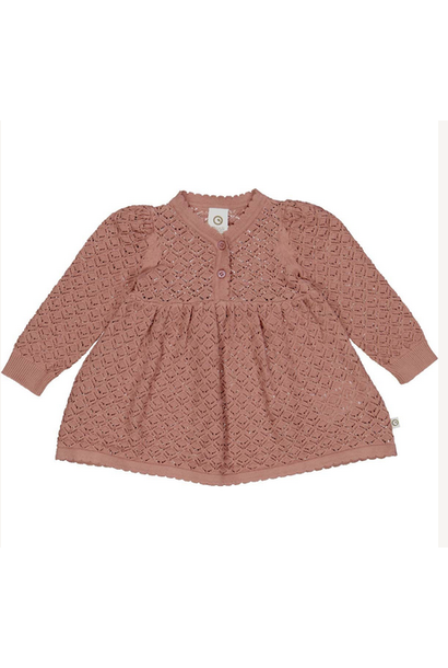 Musli - L/S Knit Scallop Dress